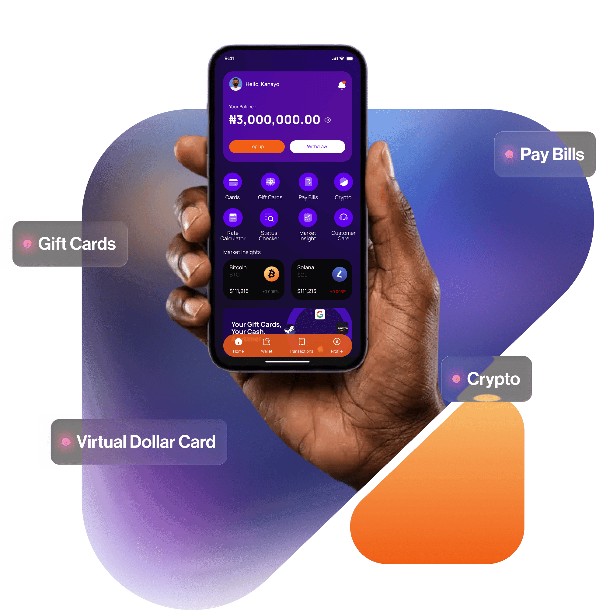 SparkPay App Interface